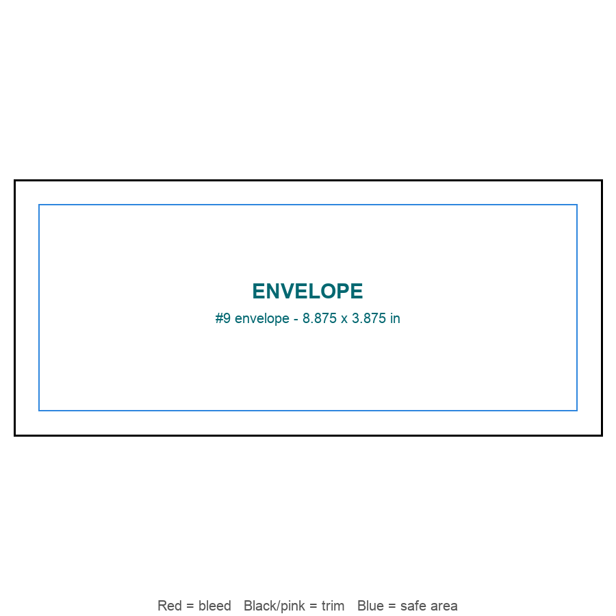 Business Envelopes template preview