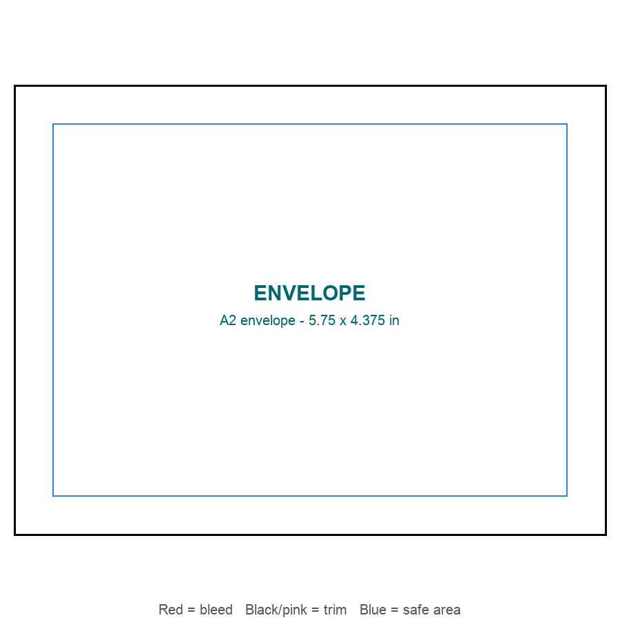 General Use Envelopes template preview