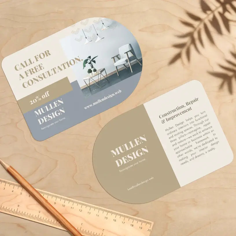 Die-Cut Postcards