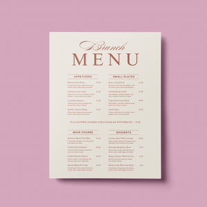 Flat Menus