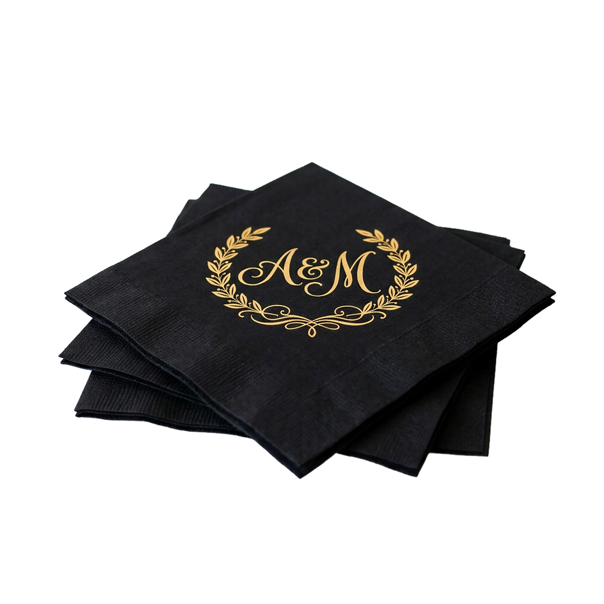 Foil Stamped Napkins