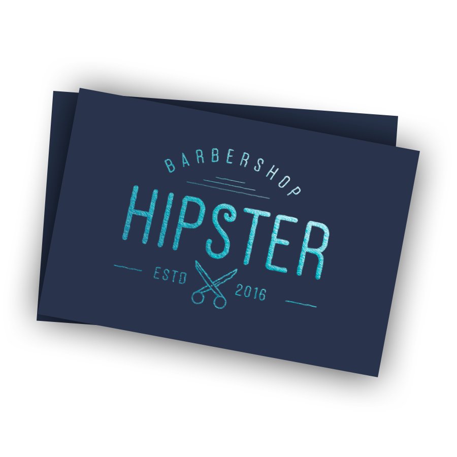 Embossed Gloss Business Cards