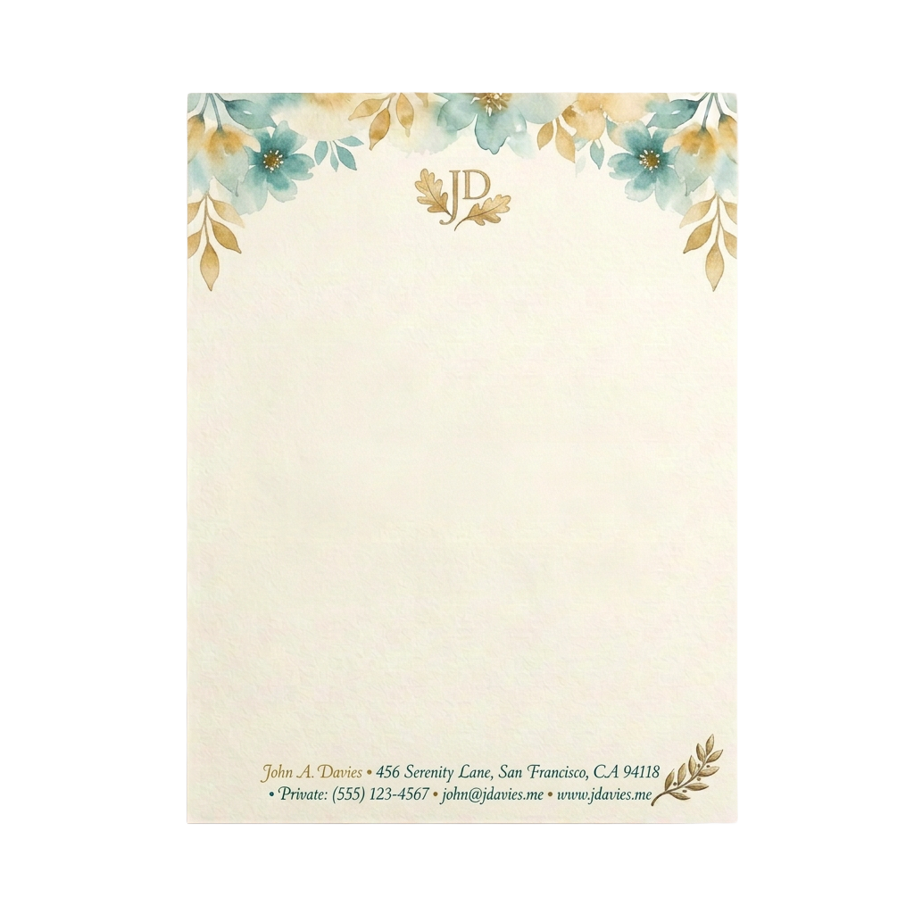 Custom Letterhead