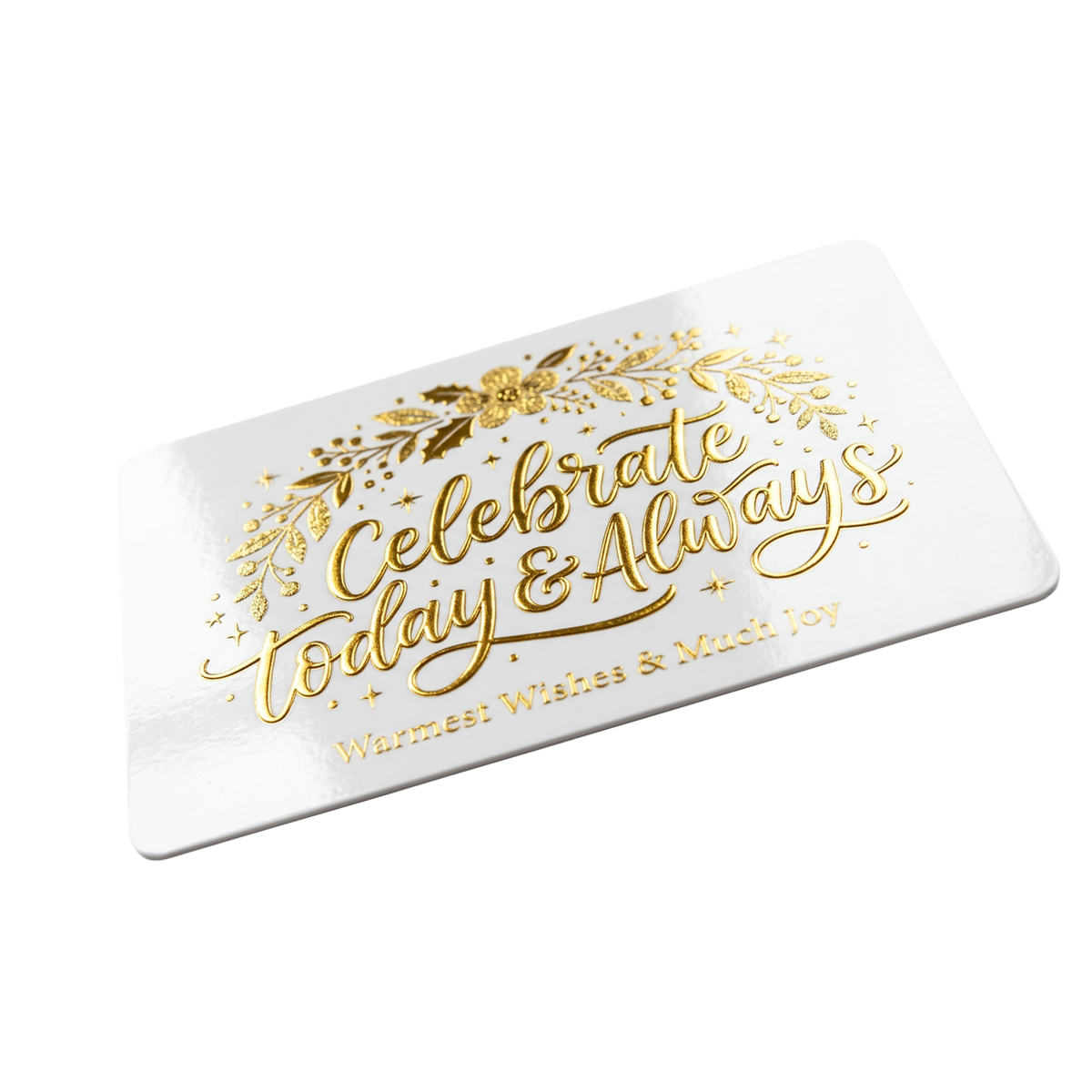 Raised Foil Postcards