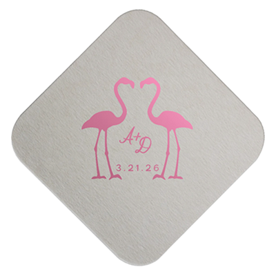 Foil Stamped Paper Coasters