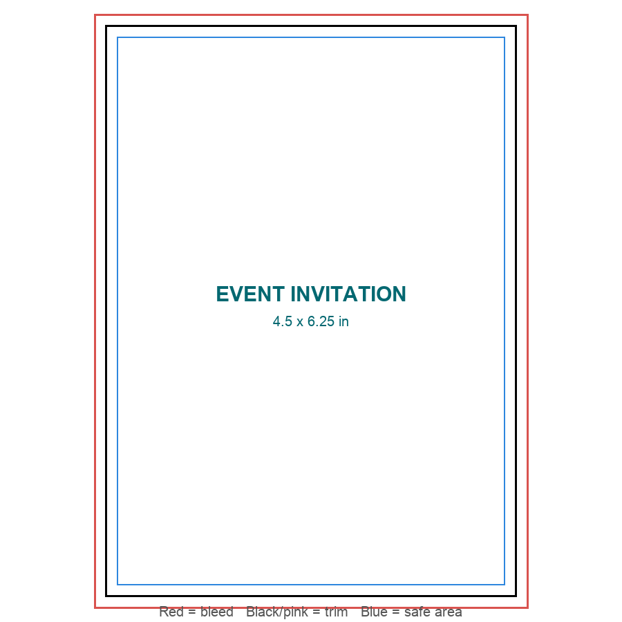 Business Event Invitations template preview