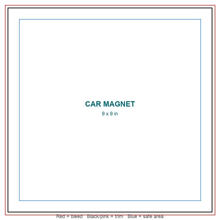 Car Magnets template preview