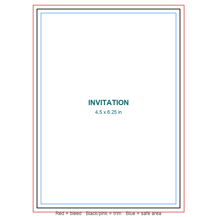 Custom Invitations template preview