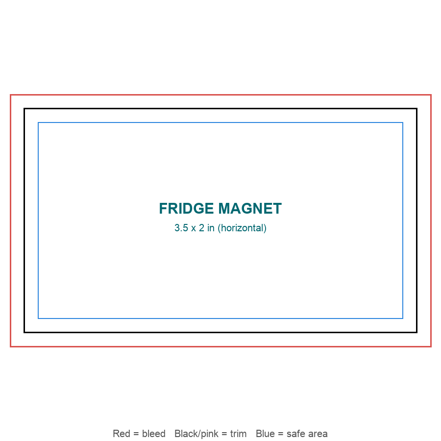 Fridge Magnets template preview