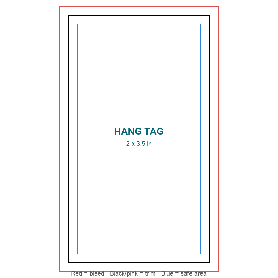 Hang Tags template preview