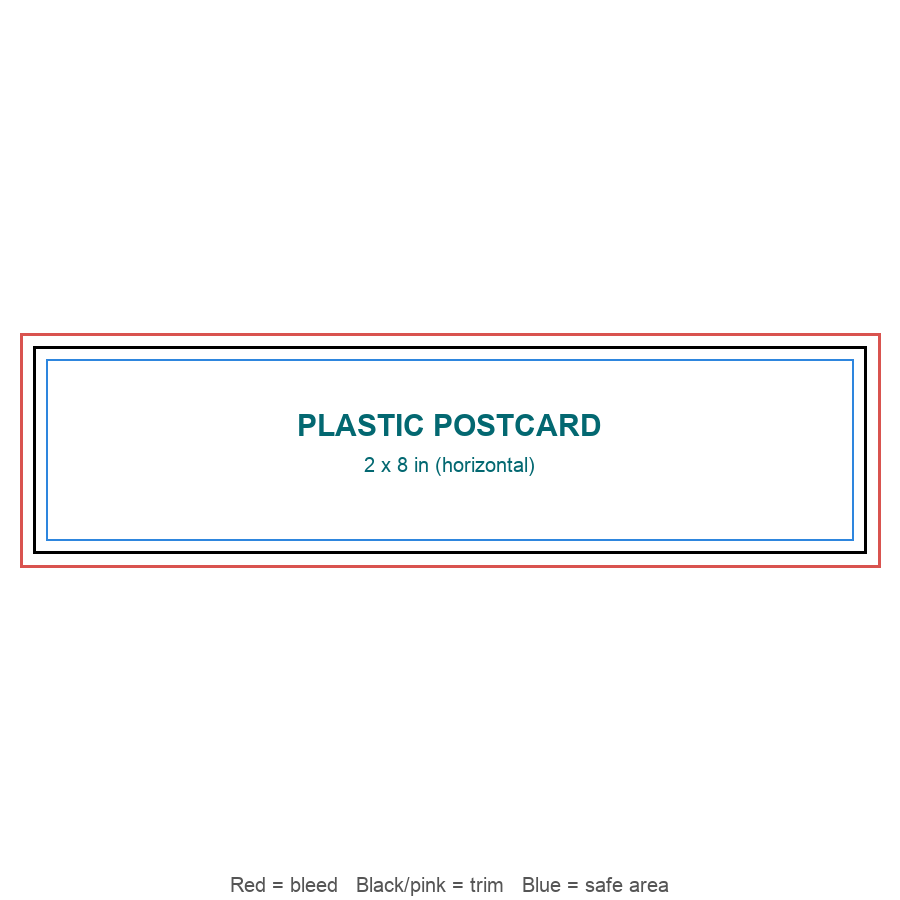 Plastic Postcards template preview